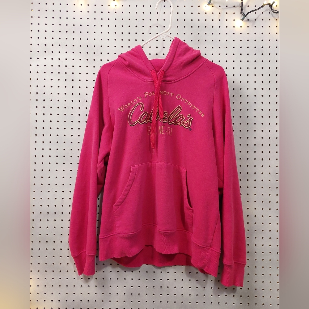 PINK CABELAS HOODIE